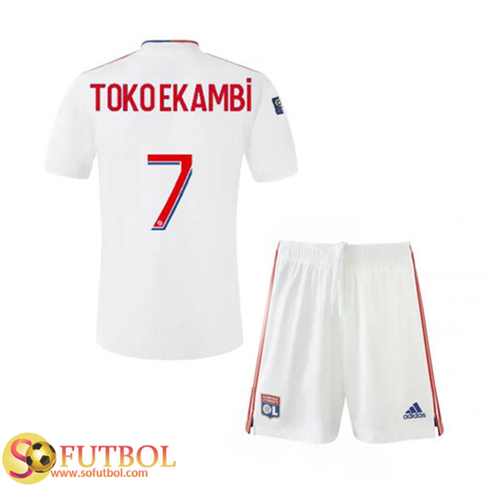 Camiseta Futbol Lyon (TOKO EKAMBI 7) Ninos Titular 2021/2022