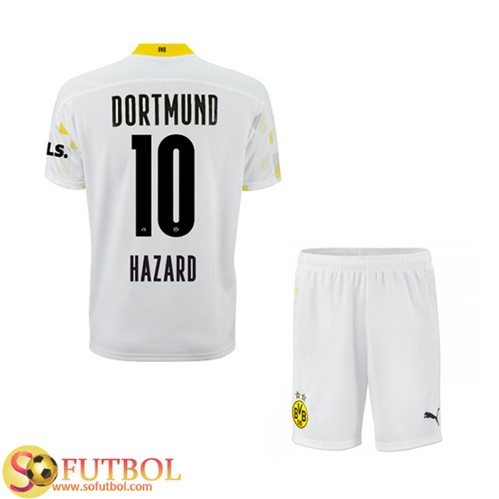 Camiseta Futbol Dortmund BVB (Hazard 10) Ninos Tercero 2021/2022