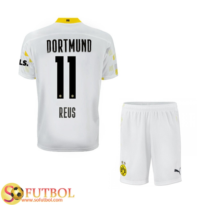 Camiseta Futbol Dortmund BVB (Reus 11) Ninos Tercero 2021/2022