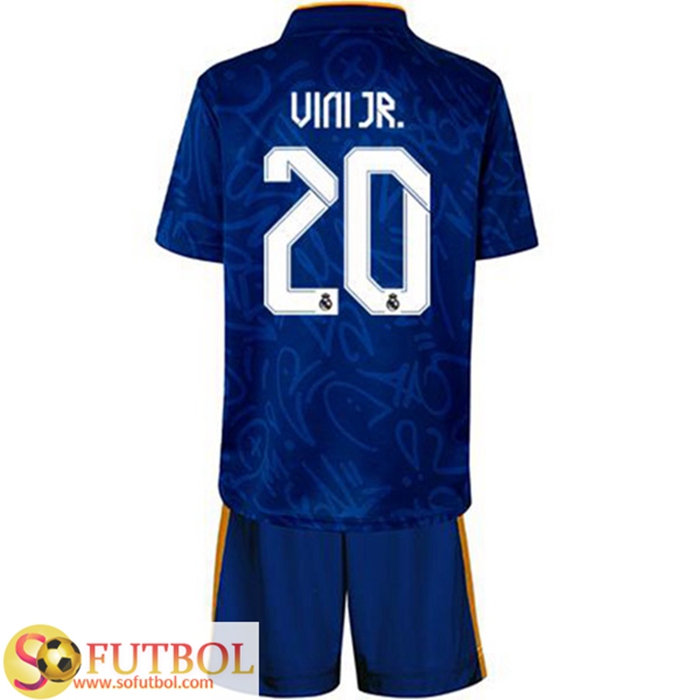 Camiseta Futbol Real Madrid (Vini Jr 20) Ninos Alternativo 2021/2022