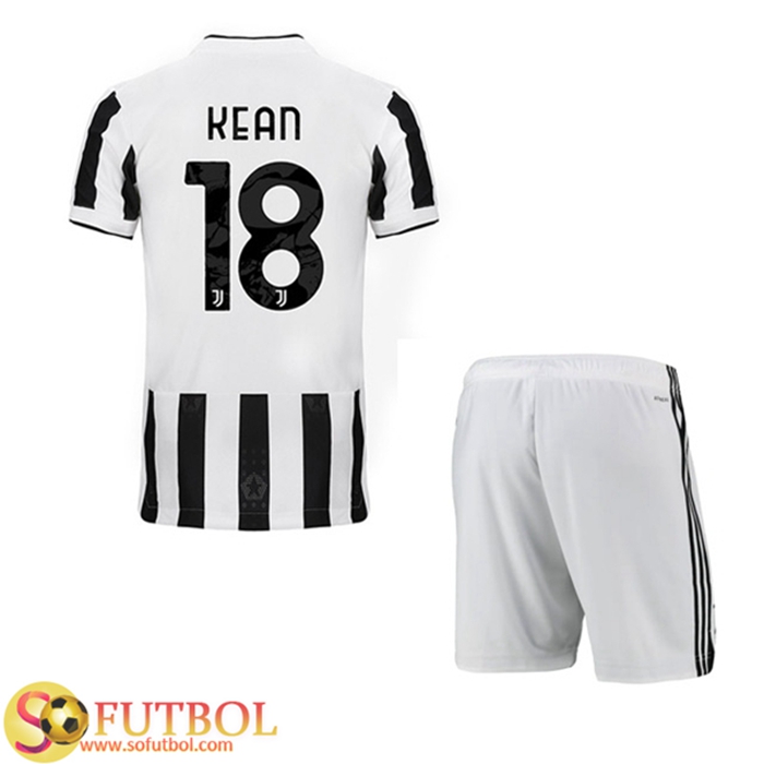 Camiseta Futbol Juventus (KEAN 18) Ninos Titular 2021/2022