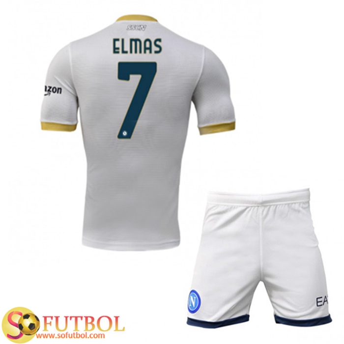 Camiseta Futbol SSC Napoli (ELMAS 7) Ninos Alternativo 2021/2022