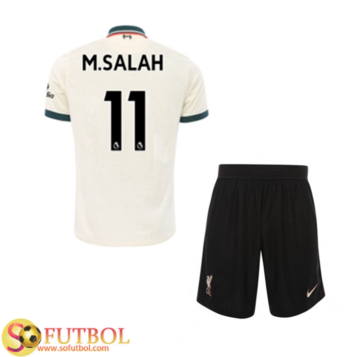 Camiseta Futbol FC Liverpool (Mohamed Salah 11) Ninos Alternativo 2021/2022