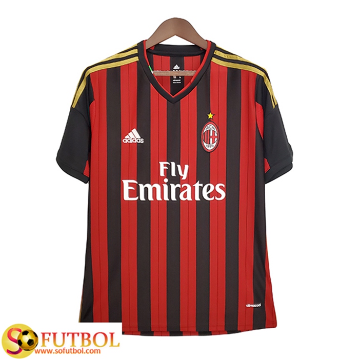 Camiseta Futbol AC Milan Retro Titular 2013/2014