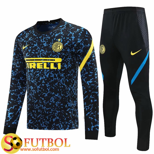 Chandal Futbol Inter Milan Azul 2020/2021 / Sudadera y Pantalon Entrenamiento