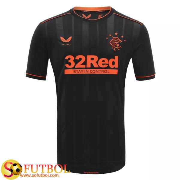 Camiseta Futbol Rangers FC Tercera 2020/21