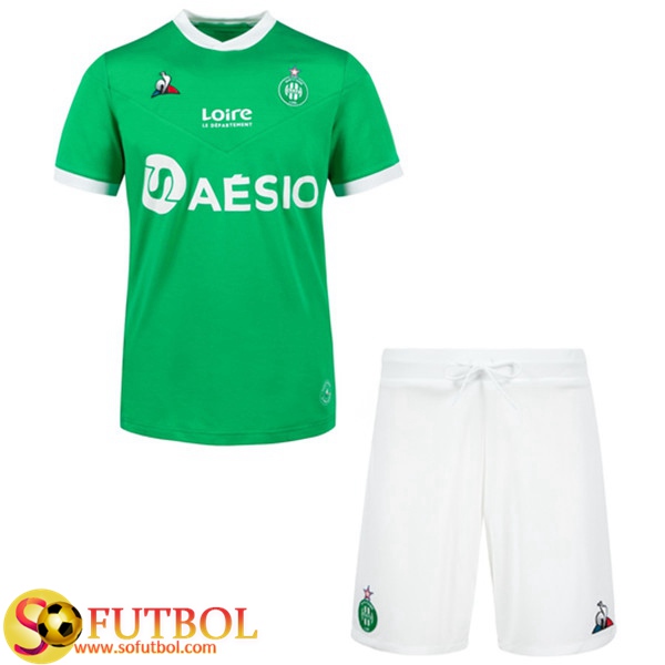 Camiseta Futbol AS St Etienne Ninos Primera 2020/21