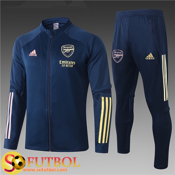 Chandal Futbol Arsenal Ninos Azul Marin 2020/21 / Chaqueta y Pantalon Entrenamiento