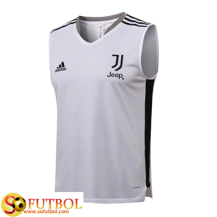 Camiseta Entrenamiento sin mangas Juventus Negro/Blanca 2021/2022