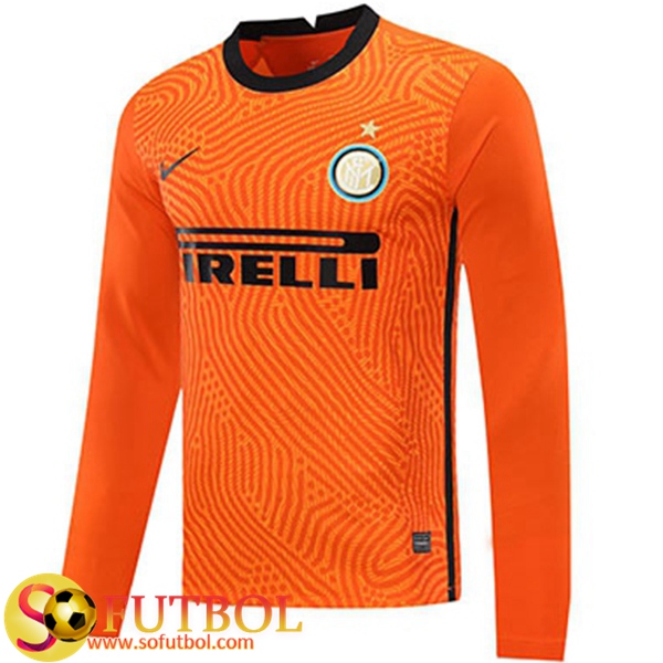 Camisetas Futbol Inter Milan Portero Amarillo Manga Larga 2020/2021