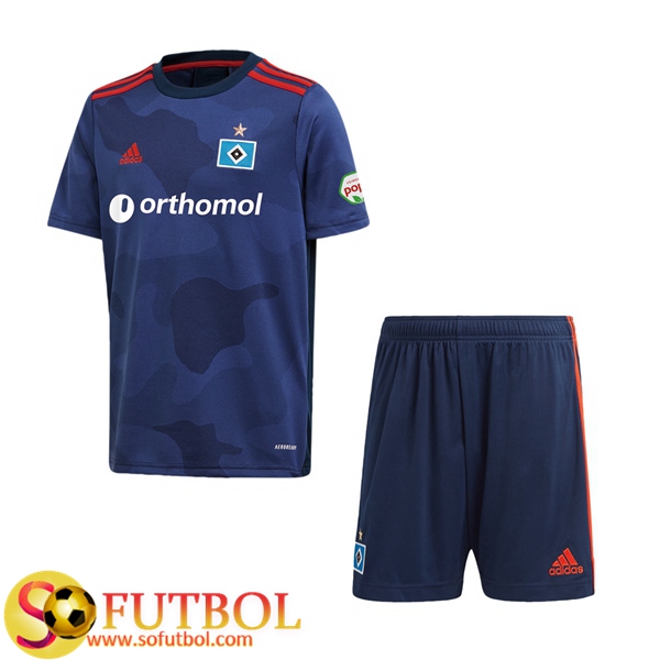 Camiseta + Pantalones HSV Hamburg Ninos Segunda 2020/21