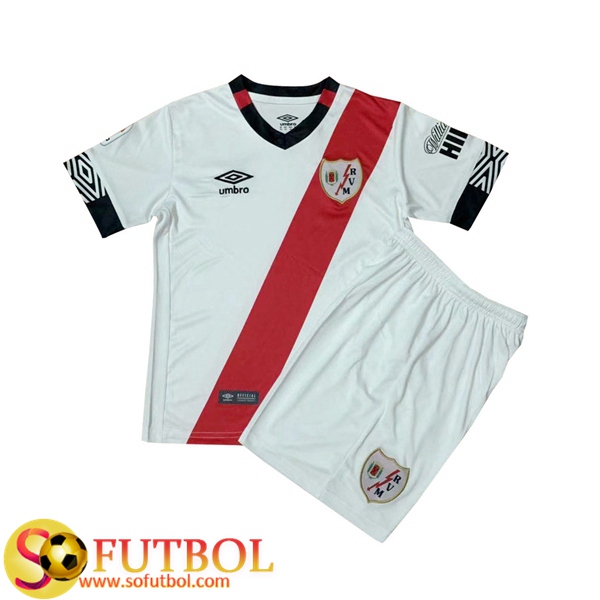 Camiseta + Pantalones Rayo Vallecano Ninos Primera 2020/21