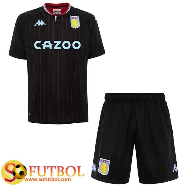 Camiseta + Pantalones Aston Villa Ninos Segunda 2020/21