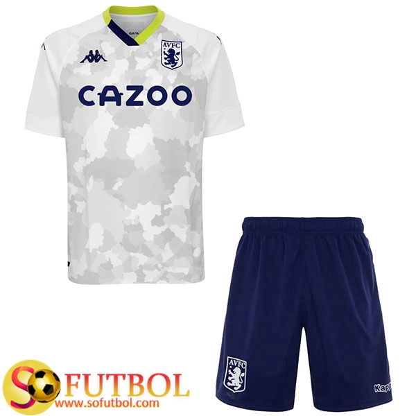Camiseta + Pantalones Aston Villa Ninos Tercera 2020/21