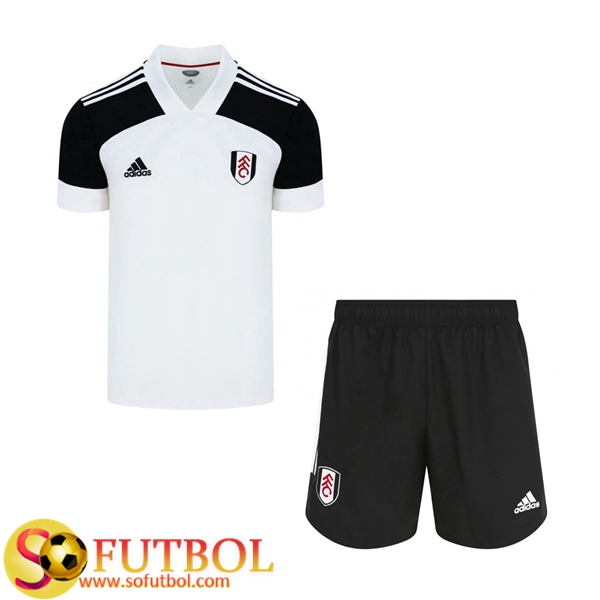 Camiseta + Pantalones Fulham FC Ninos Primera 2020/21