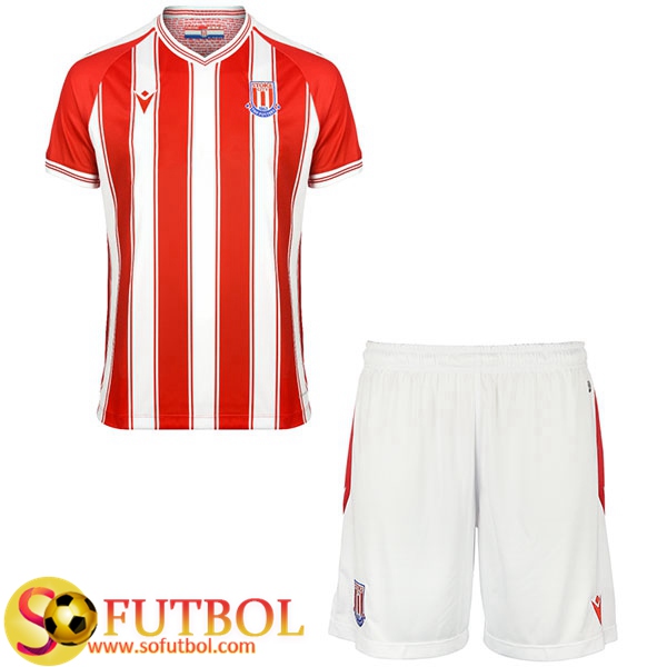 Camiseta + Pantalones Stoke City Ninos Primera 2020/21 Camiseta + Pantalones Stoke City Ninos Primera 2020/21