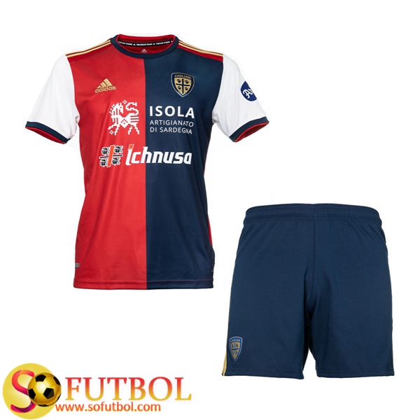 Camiseta + Pantalones Cagliari Ninos Primera 2020/21