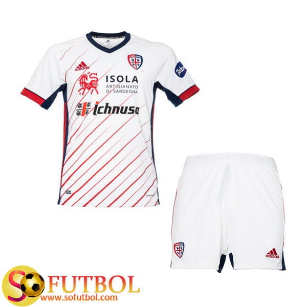 Camiseta + Pantalones Cagliari Ninos Segunda 2020/21