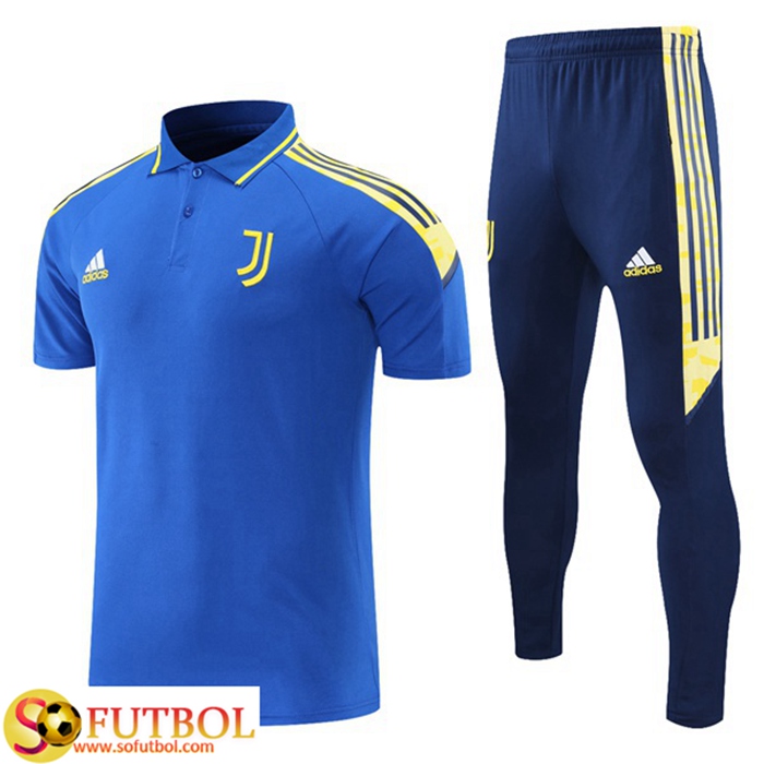 Camiseta Polo Juventus + Pantalones Azul/Amarillo 2021/2022