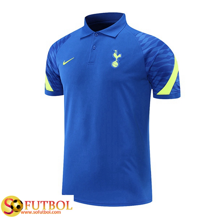 Camiseta Polo Tottenham Hotspur Azul/Verde 2021/2022