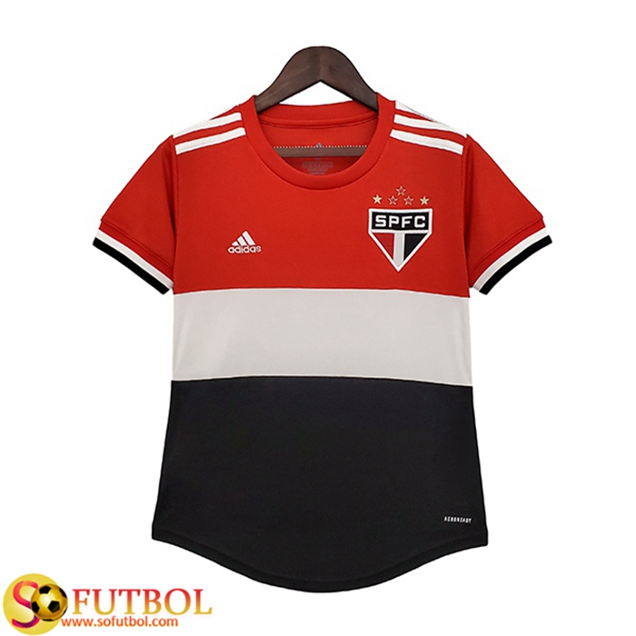 Camiseta Futbol Sao Paulo Femme Tercero 2021/2022 Camiseta Futbol Sao Paulo Femme Tercero 2021/2022