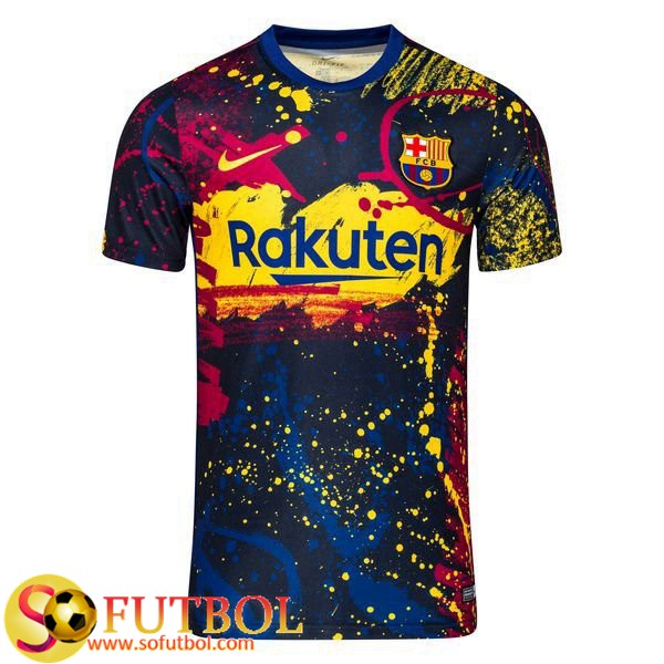 Camiseta Entrenamiento FC Barcelona Obsidiana Negro 2019/20