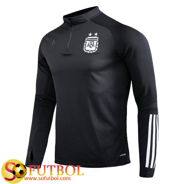Sudadera de entrenamiento Argentina Negro 2020/21 Sudadera de entrenamiento Argentina Negro 2020/21