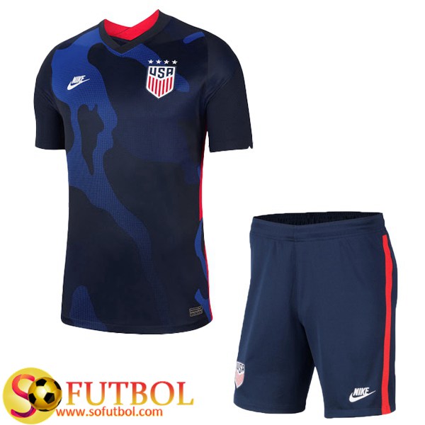 Camiseta + Pantalones Estados Unidos Ninos Segunda 2020/21
