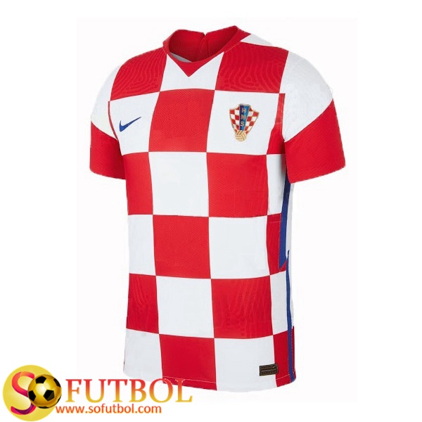 Camiseta Futbol Croacia Primera UEFA Euro 2020