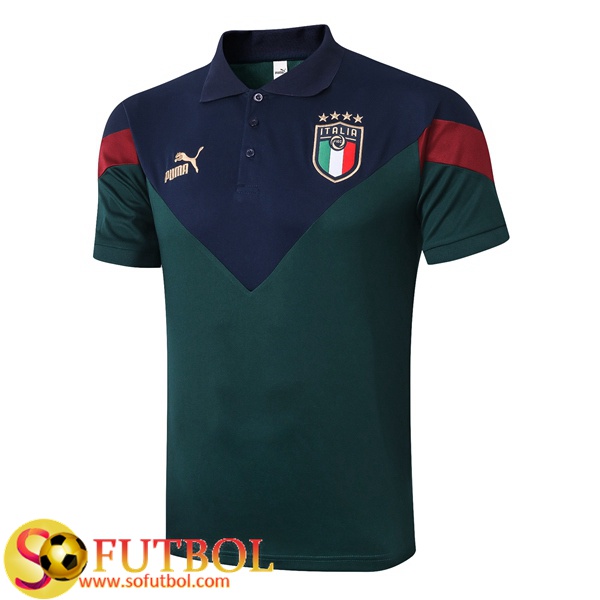 Polo Futbol Italia Verde 2020/2021