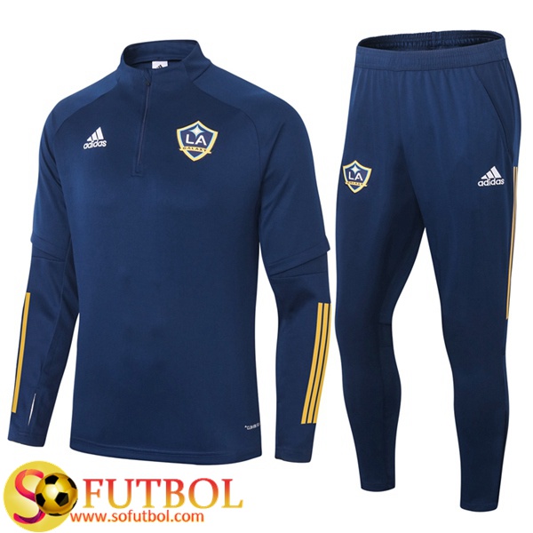 Chandal Futbol LA Galaxy Azul Real 2020/2021 / Sudadera y Pantalon Entrenamiento