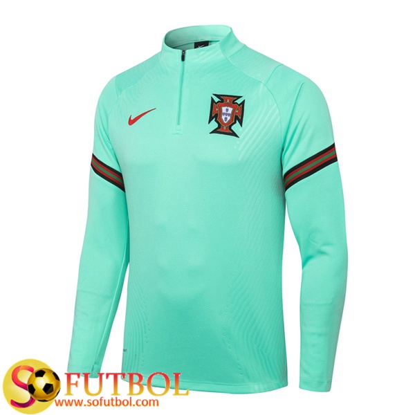 Sudadera de entrenamiento Portugal Verde 2020/2021 Sudadera de entrenamiento Portugal Verde 2020/2021