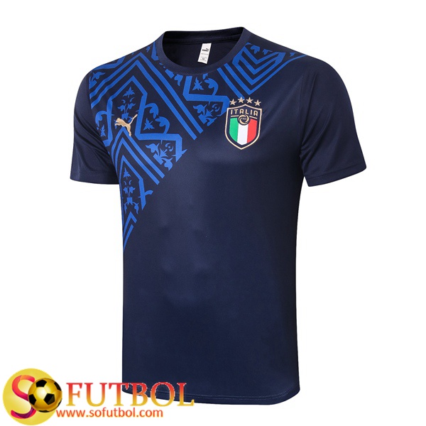 Camisetas entrenamiento Italia Azul Royal 2020/2021