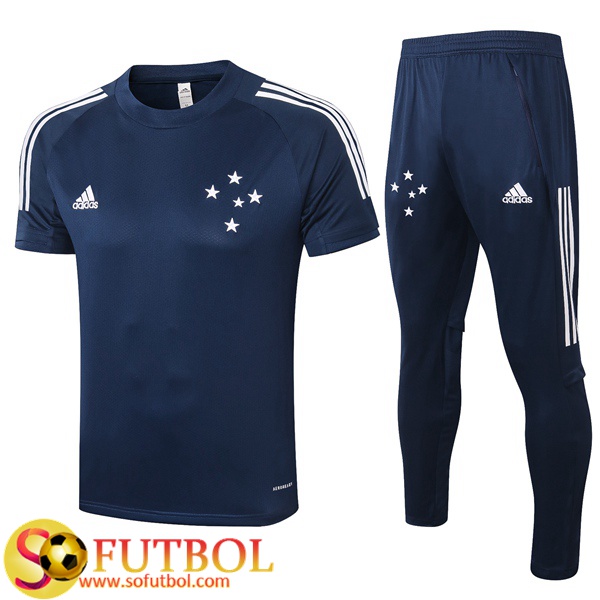 Camisetas entrenamiento Cruzeiro EC + Pantalones Azul Royal 2020/2021