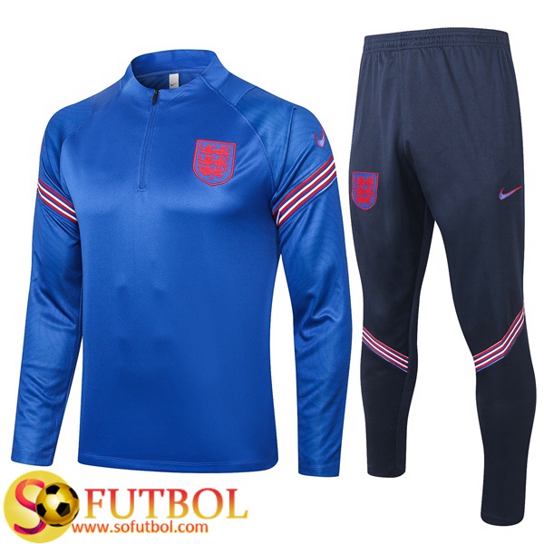 Chandal Futbol Inglaterra Azul 2020/2021 / Sudadera y Pantalon Entrenamiento