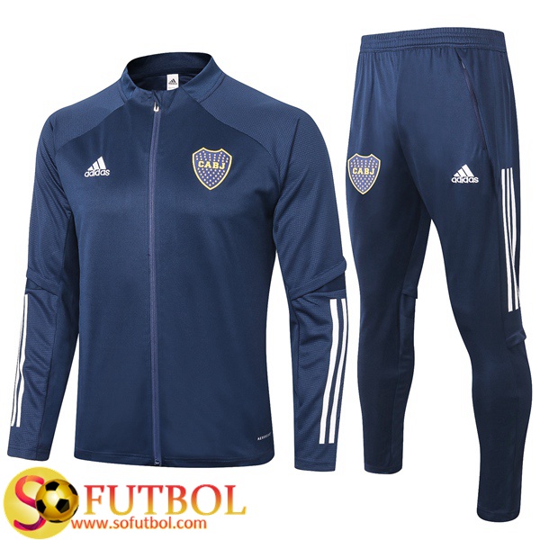 Chandal Futbol Boca Juniors Azul Royal 2020/2021 Chaqueta y Pantalon Entrenamiento