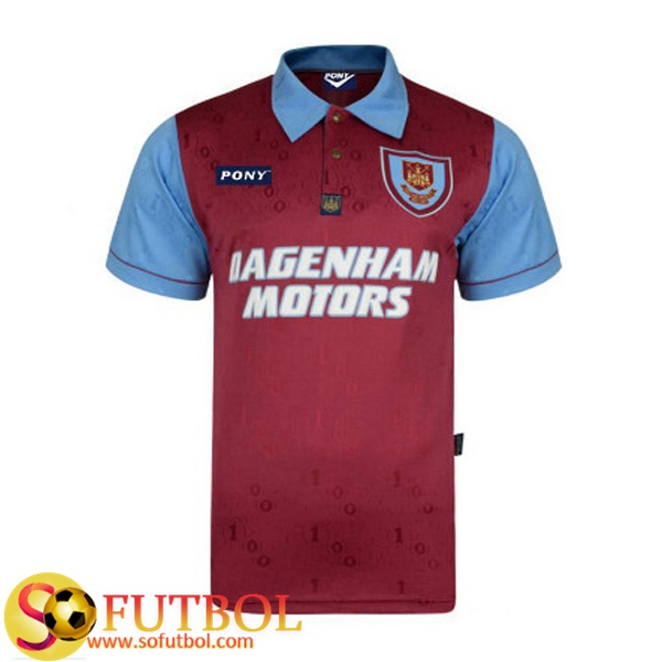 Camiseta Futbol West Ham Retro Primera 1995/1997