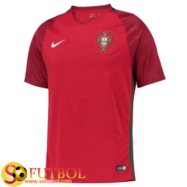 Camiseta Futbol Portugal Retro Primera 2016