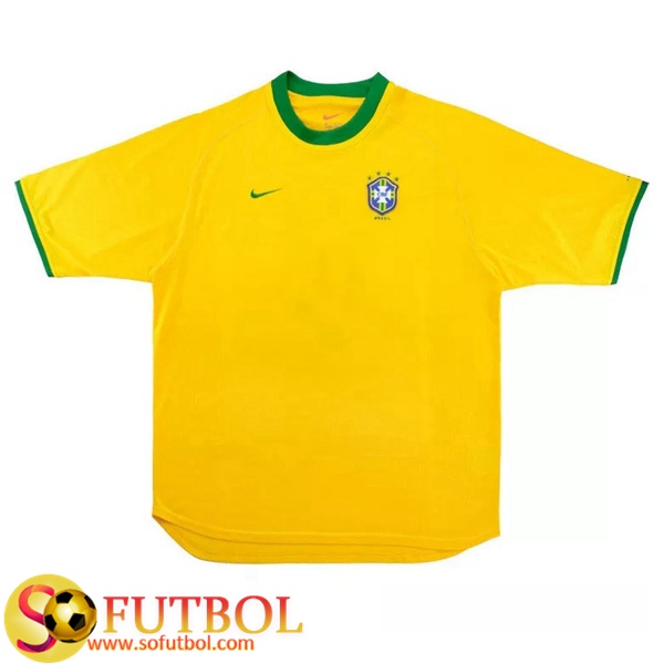 Camiseta Futbol Brasil Retro Primera 2000