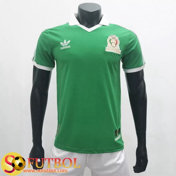 Camiseta Futbol Mexico Retro Primera 1986