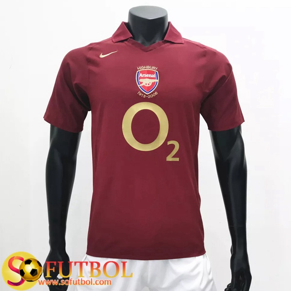 Camiseta Futbol Arsenal Retro Primera 2005/2006