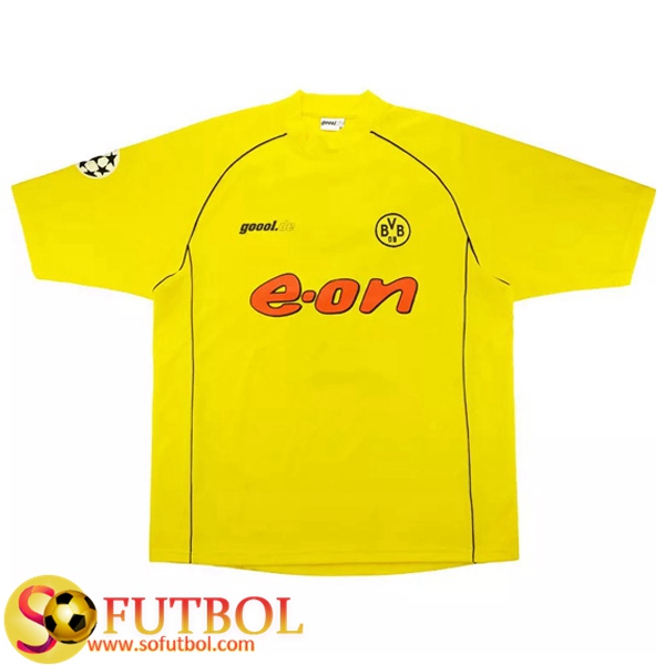 Camiseta Futbol Dortmund BVB Retro Primera 2002/2003