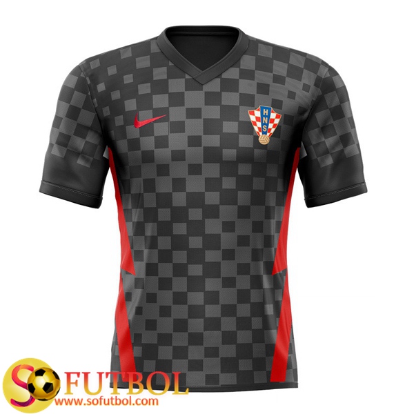 Camiseta Futbol Croacia Segunda UEFA Euro 2020