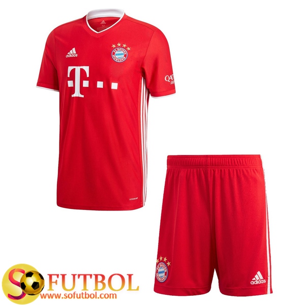 Camiseta + Pantalones Bayern Munich Ninos Primera 2020/21