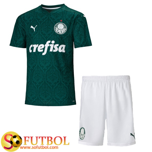 Camiseta + Pantalones SE Palmeiras Ninos Primera 2020/21