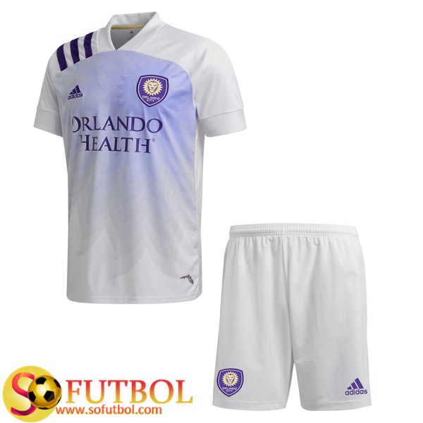 Camiseta + Pantalones Orlando City SC Ninos Segunda 2020/21 Camiseta + Pantalones Orlando City SC Ninos Segunda 2020/21