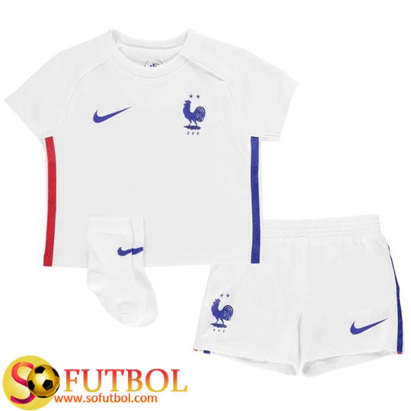 Camiseta + Pantalones Francia Ninos Segunda 2020/21