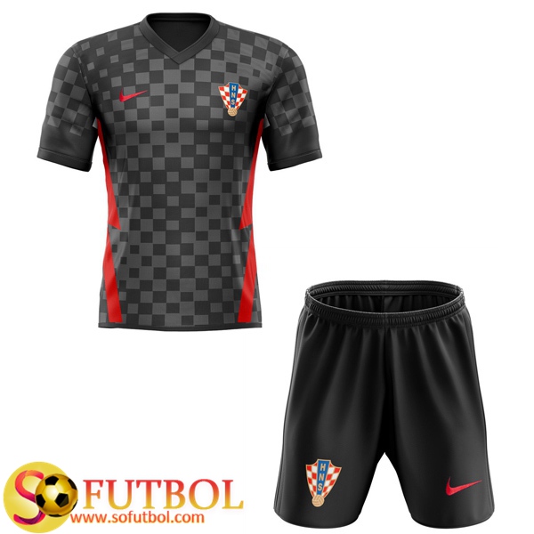 Camiseta + Pantalones Croacia Ninos Segunda 2020/21