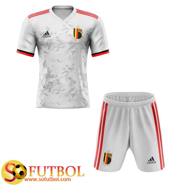 Camiseta + Pantalones Belgica Ninos Segunda 2020/21