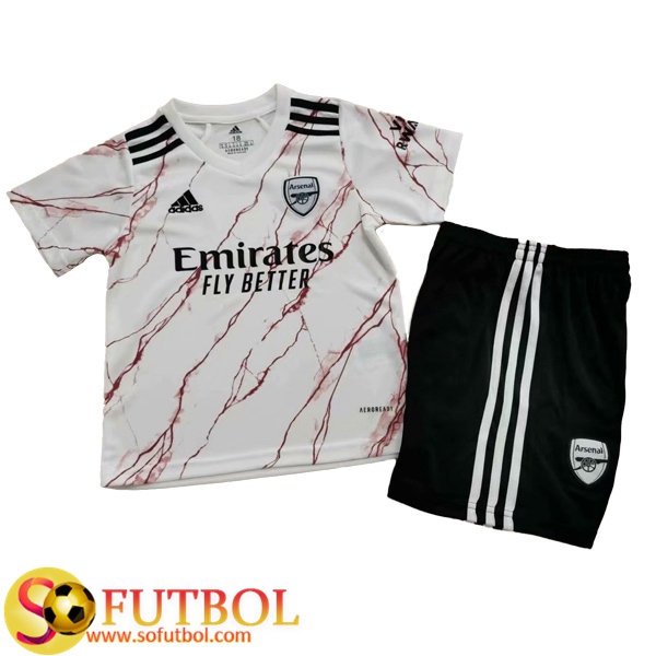 Camiseta + Pantalones Arsenal Ninos Segunda 2020/21